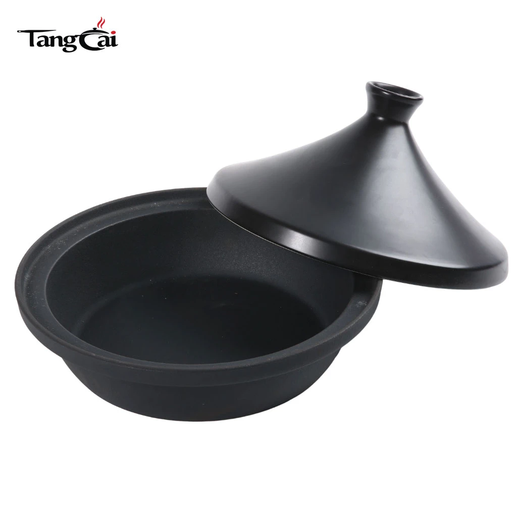 Hochwertiger Tajine-Topf aus Gusseisen, langlebige Konstruktion, W&auml;rmespeicherung, ideal f&uuml;r marokkanische Gerichte, ein Muss f&uuml;r die K&uuml;che