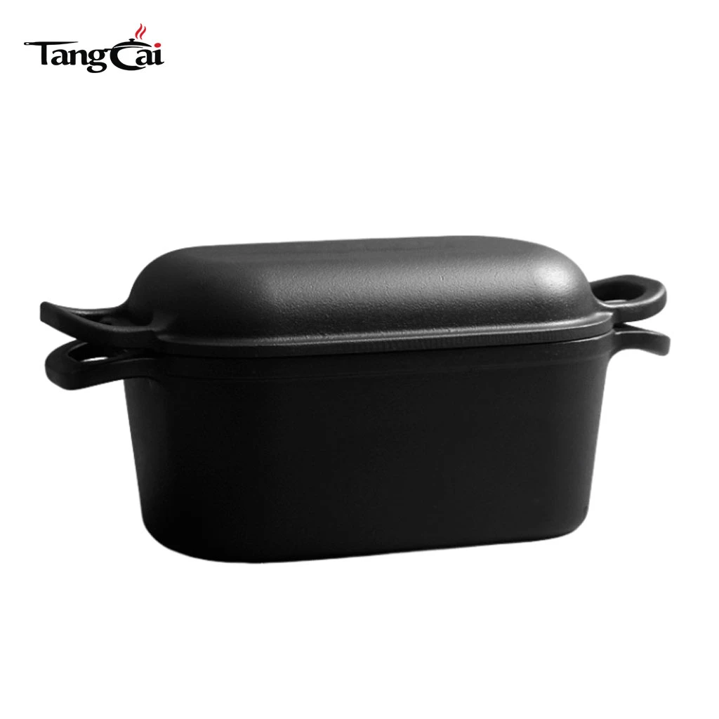 4QT Oval Dutch Oven zum Brotbacken Antihaftbeschichtete Brotformen aus Gusseisen zum Sauerteigbacken