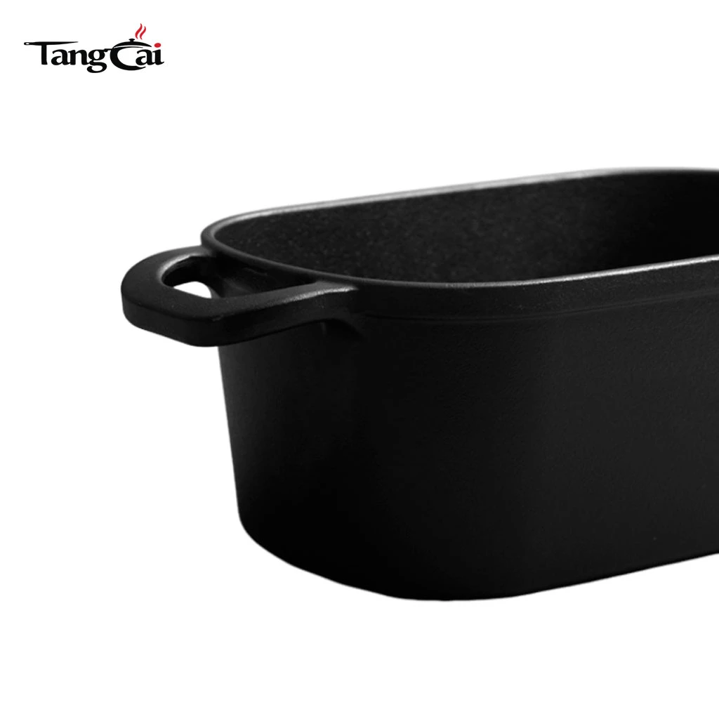 4QT Oval Dutch Oven zum Brotbacken Antihaftbeschichtete Brotformen aus Gusseisen zum Sauerteigbacken