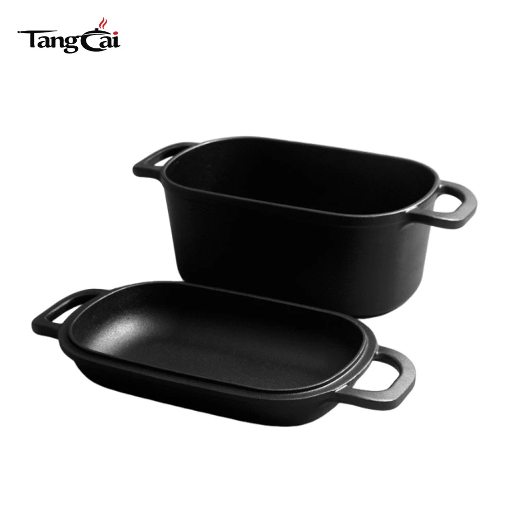 4QT Oval Dutch Oven zum Brotbacken Antihaftbeschichtete Brotformen aus Gusseisen zum Sauerteigbacken