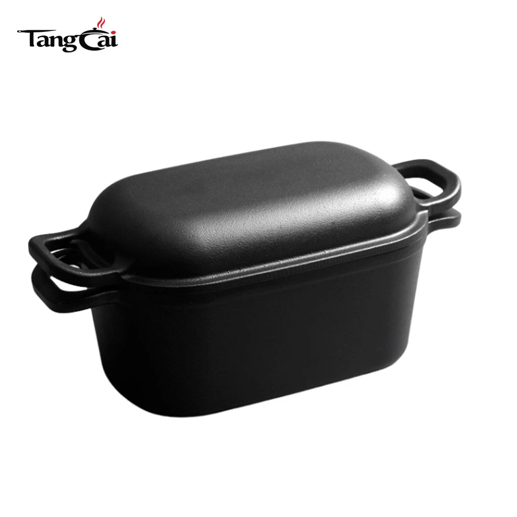 4QT Oval Dutch Oven zum Brotbacken Antihaftbeschichtete Brotformen aus Gusseisen zum Sauerteigbacken