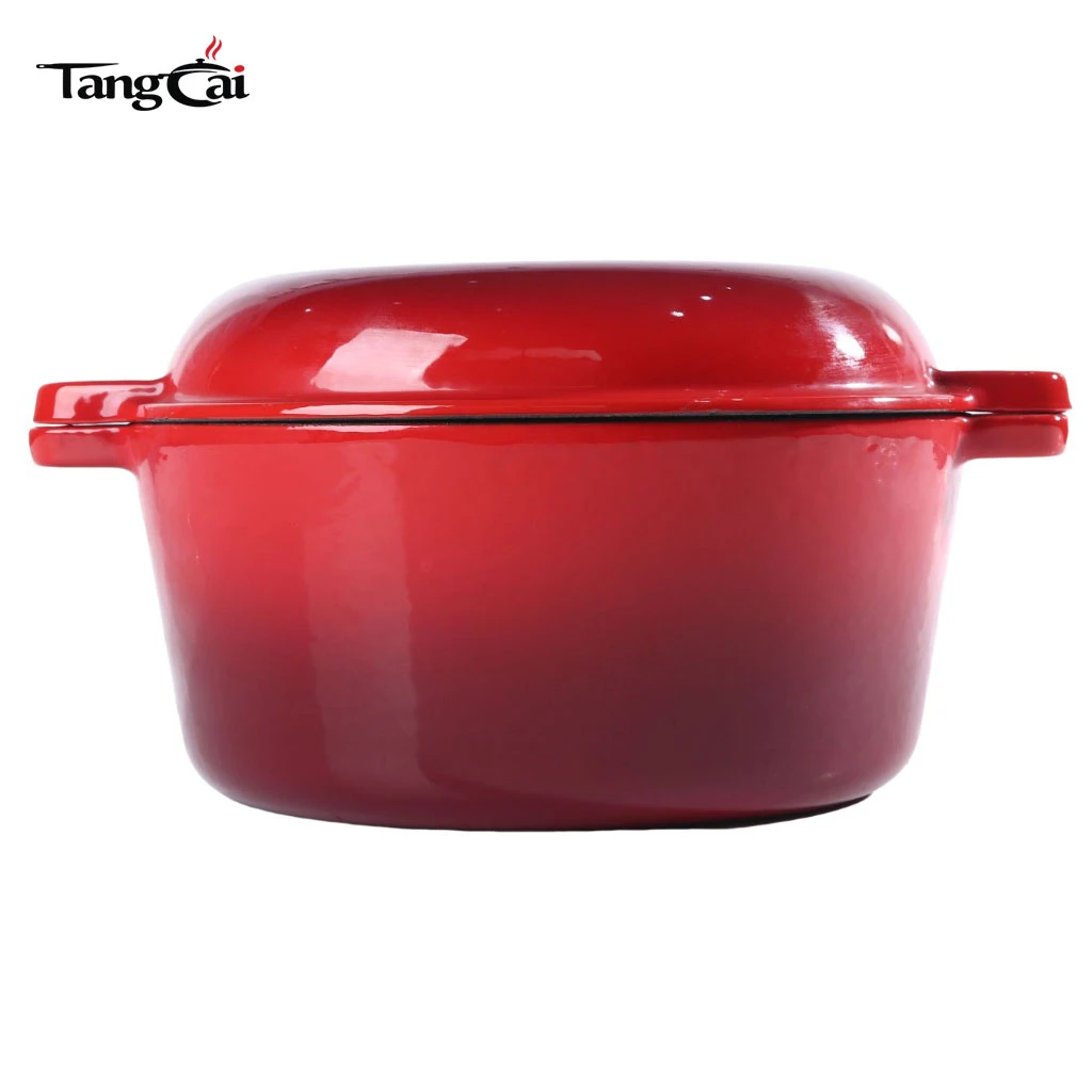 2-in-1-5QT-Emaille-Gusseisen-Dutch Oven zum Backen von Sauerteigbrot