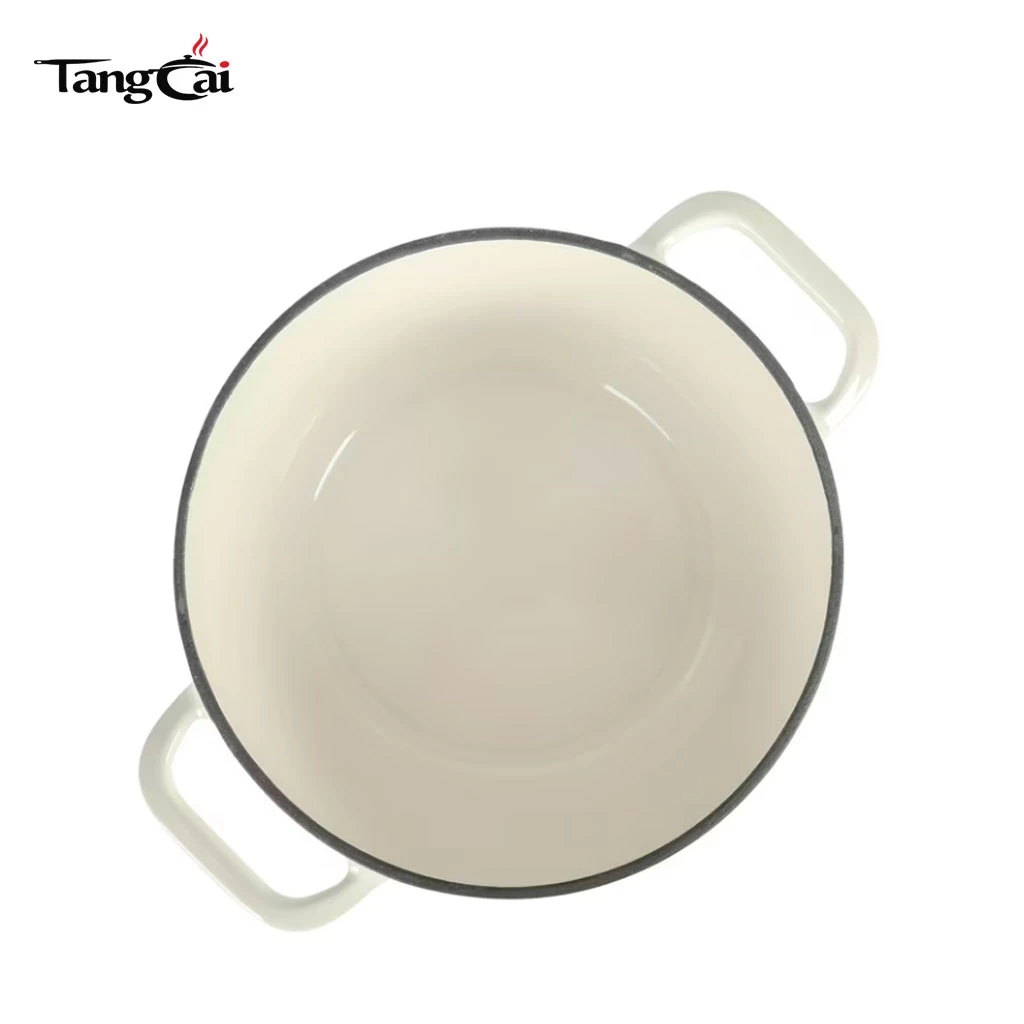 2026 Trending Cookware Vintage Floral 5QT Emaille Gusseisen-Brattopf mit Antihaftbeschichtung f&uuml;r Marken und Handelsmarken