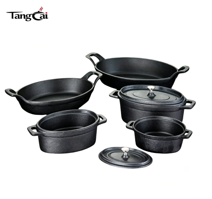All-in-One-Mini-Cocotte- und Servierpfannenset aus Gusseisen im Gro&szlig;handel