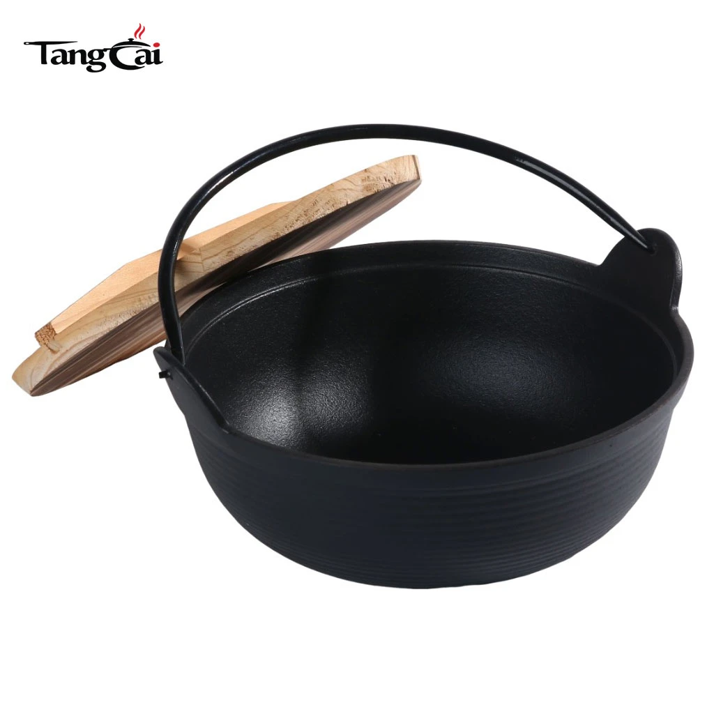 1,7 l japanischer Sukiyaki Tetsu Nabe Hot Pot aus Gusseisen