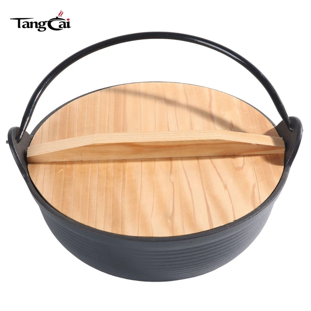 1,7 l japanischer Sukiyaki Tetsu Nabe Hot Pot aus Gusseisen