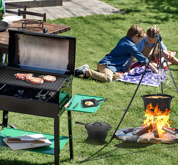 Professioneller Beschaffungsvorschlag: Premium 7-teiliges Outdoor-Kochgeschirrset aus Gusseisen